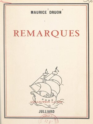 cover image of Remarques